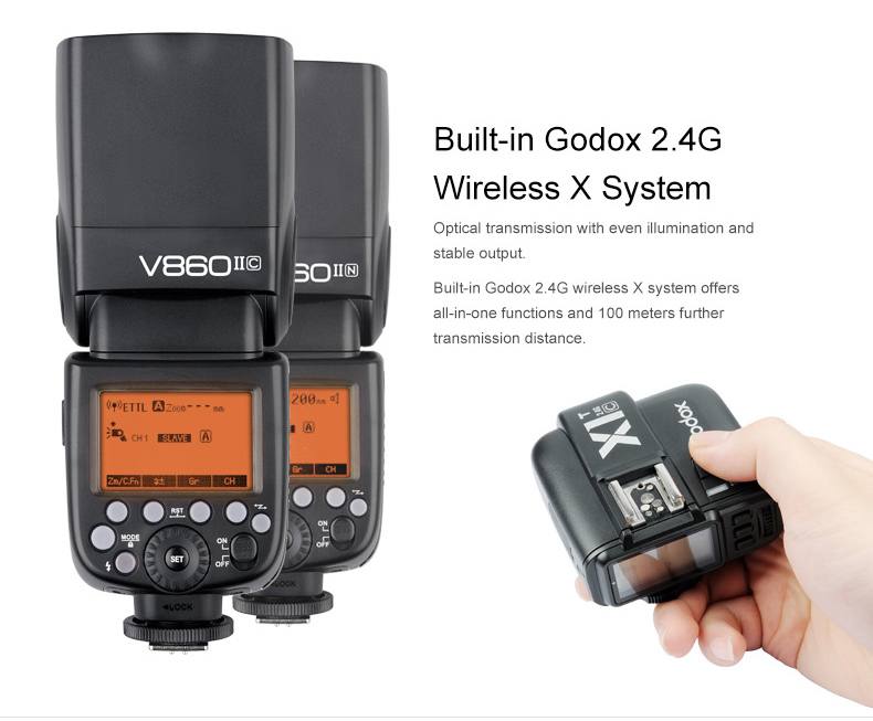  Godox Ving V860IIC Li-Ion Speedlight-Kit