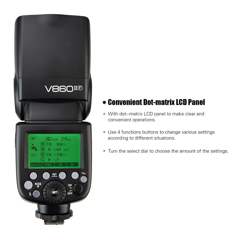 Godox Ving V860IIF Li-Ion Speedlight-Kit