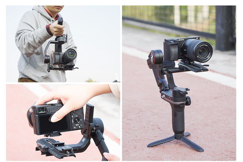 Falcam F38 Skena fäste & platta för Zhiyun Weebill-S/Crane 2S gimbal