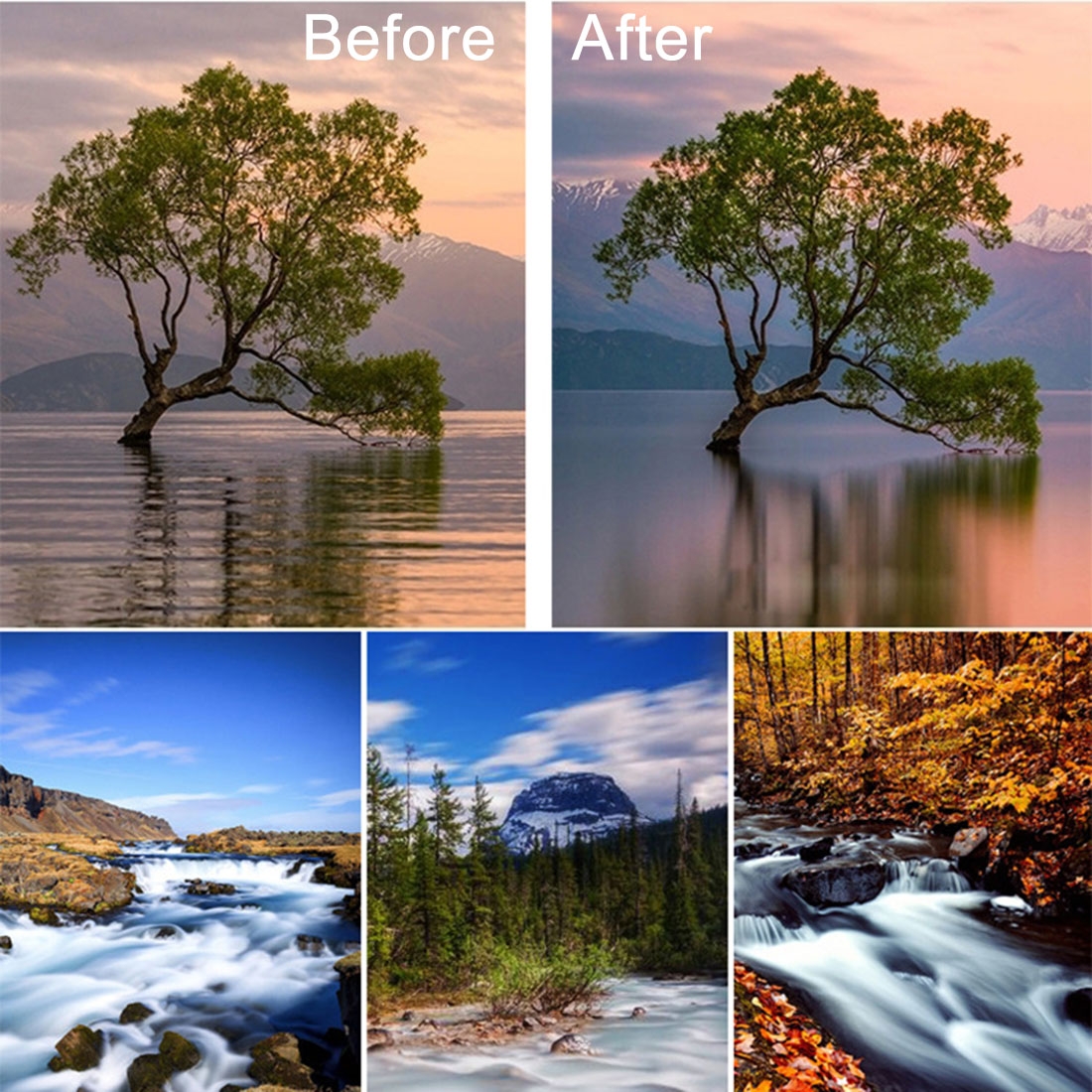 Zomei 37mm Variabelt ND-Filter ND2-ND400 med Multicoating