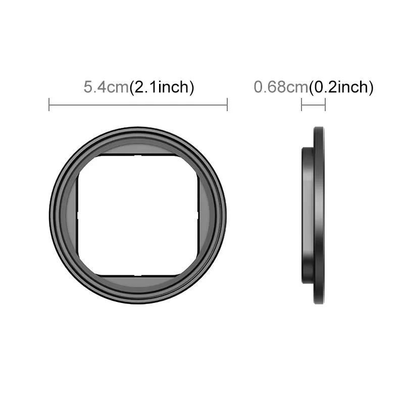  Puluz filterhållare i aluminium för Insta360 Ace Pro 2 – 49 mm från Kamda – snabb leverans och trygg e-handel