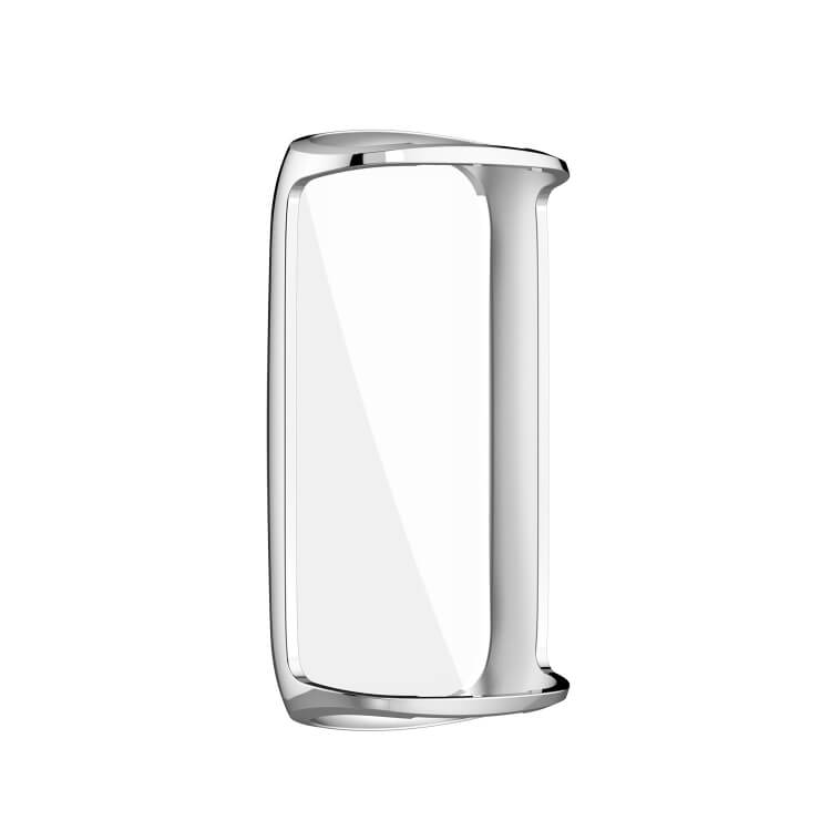 Skrmskydd med Silverfrgad ram fr Fitbit Luxe