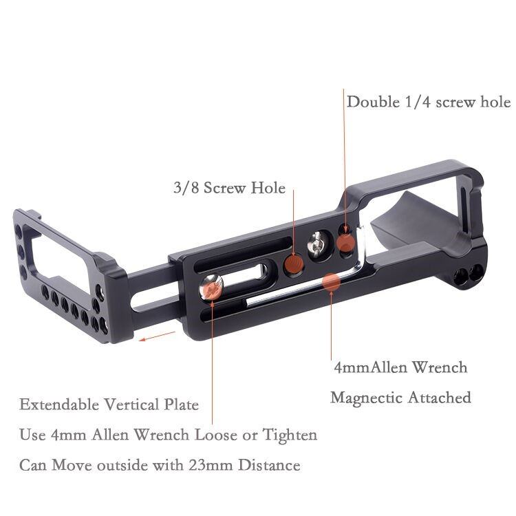  Fittest L-Bracket med handgrepp fr Fujifilm X-Pro3