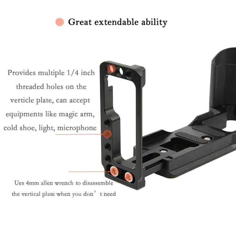  Fittest L-Bracket med handgrepp fr Fujifilm X-T4