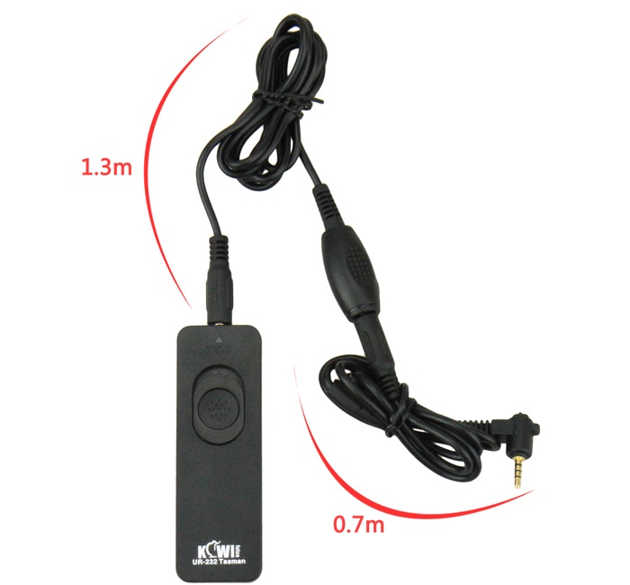 Kiwifotos Trådutlösare 70cm slutarkabel + 130cm kabel