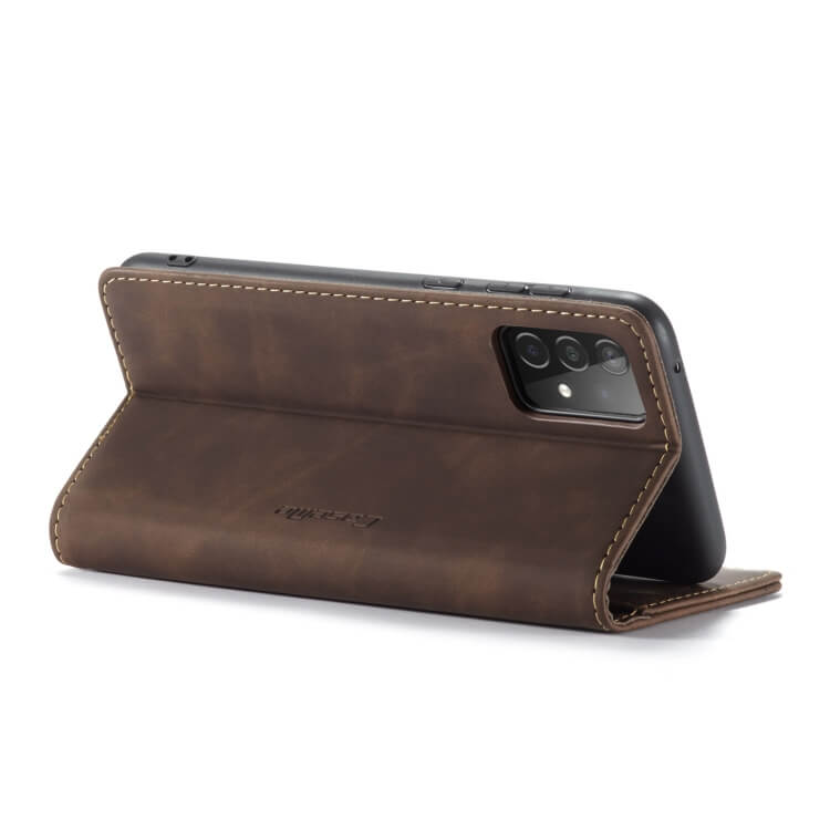 CaseMe Plånboksfodral Brun med kortplats för Galaxy A52 4G/5G