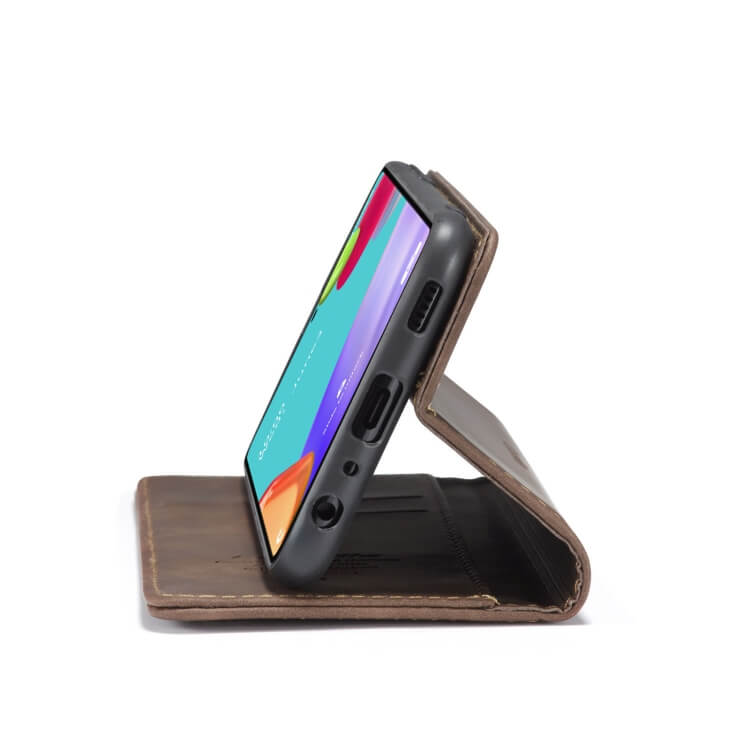 CaseMe Plånboksfodral Brun med kortplats för Galaxy A52 4G/5G