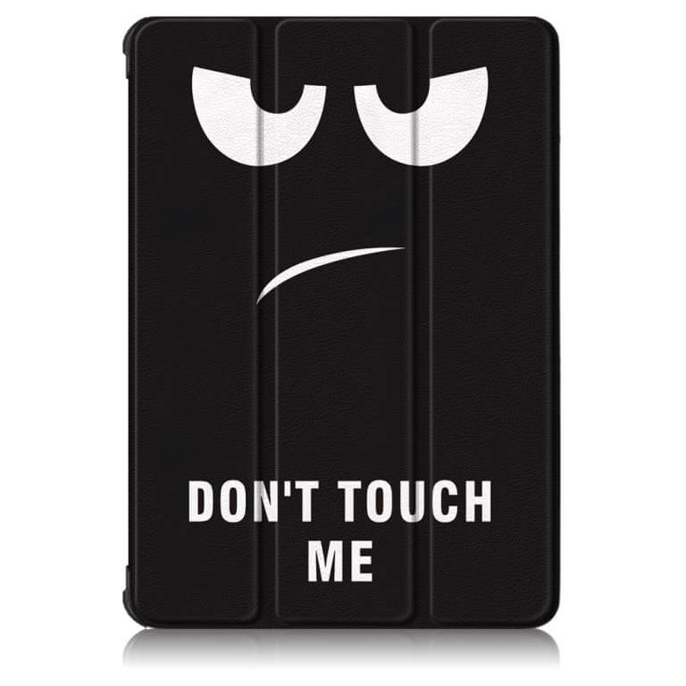 Fodral med Don´t touch me till Galaxy Tab S7 FE med 3-delat ställ