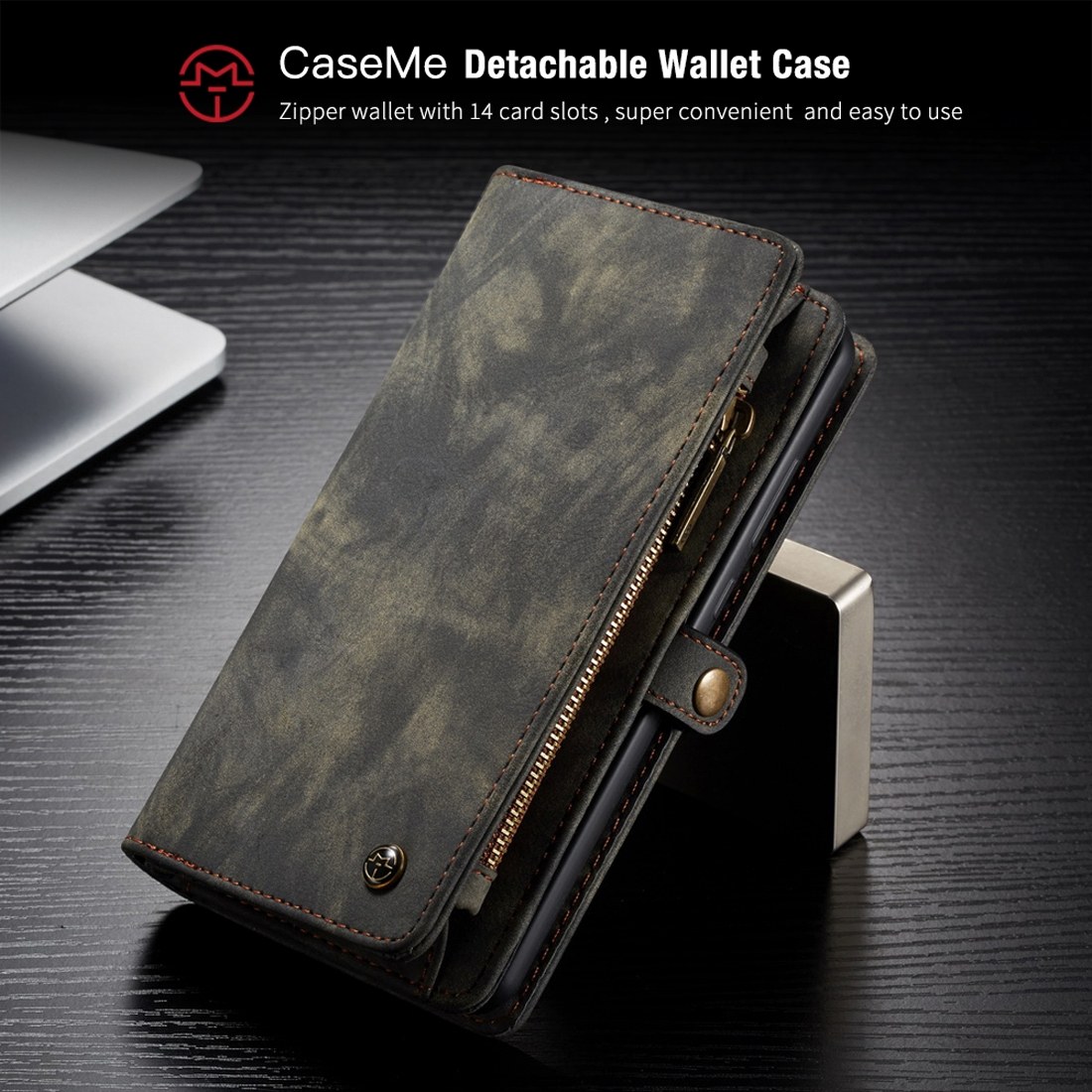 CaseMe för Huawei Mate 20 - Plånboksfodral med magnetskal
