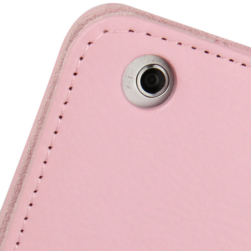 Flipfodral för iPad Mini 1/2/3 med hållarfunktion rosa