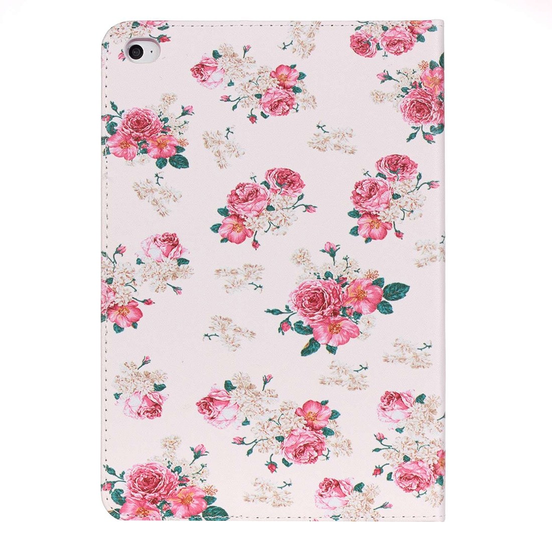 Fodral för iPad mini 4 - Vit med rosa blommor