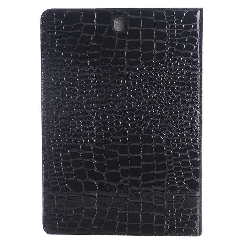 Fodral för Galaxy Tab A 9.7 - Krokodilmönster svart