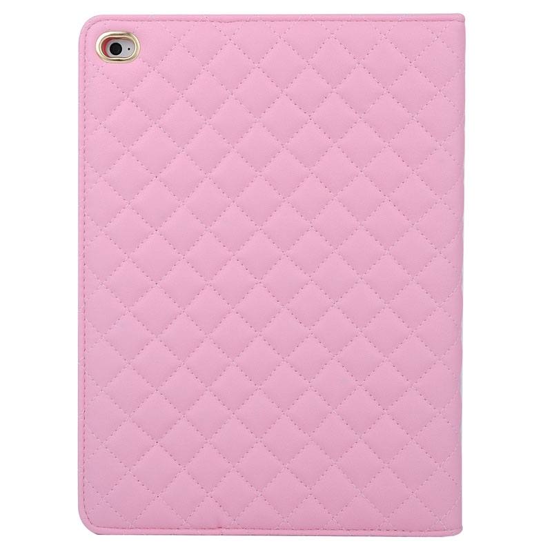 Fodral iPad Air 1/2 / iPad 5/6 gen - Guldfärgad krona rosa