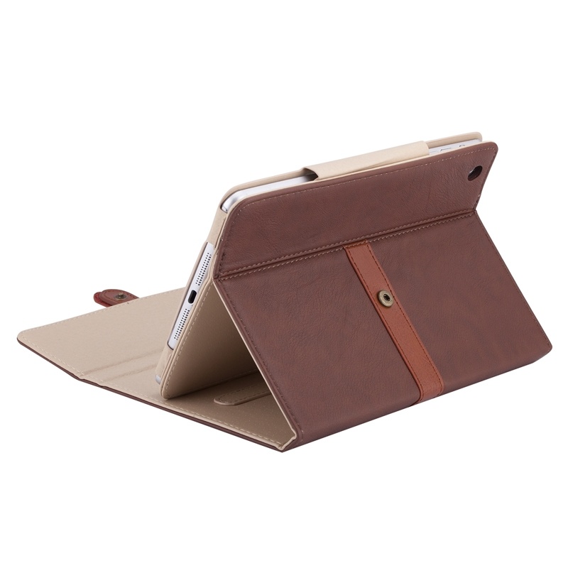 Flipfodral Brun med Spänne för iPad Mini 1/2/3 Business Style