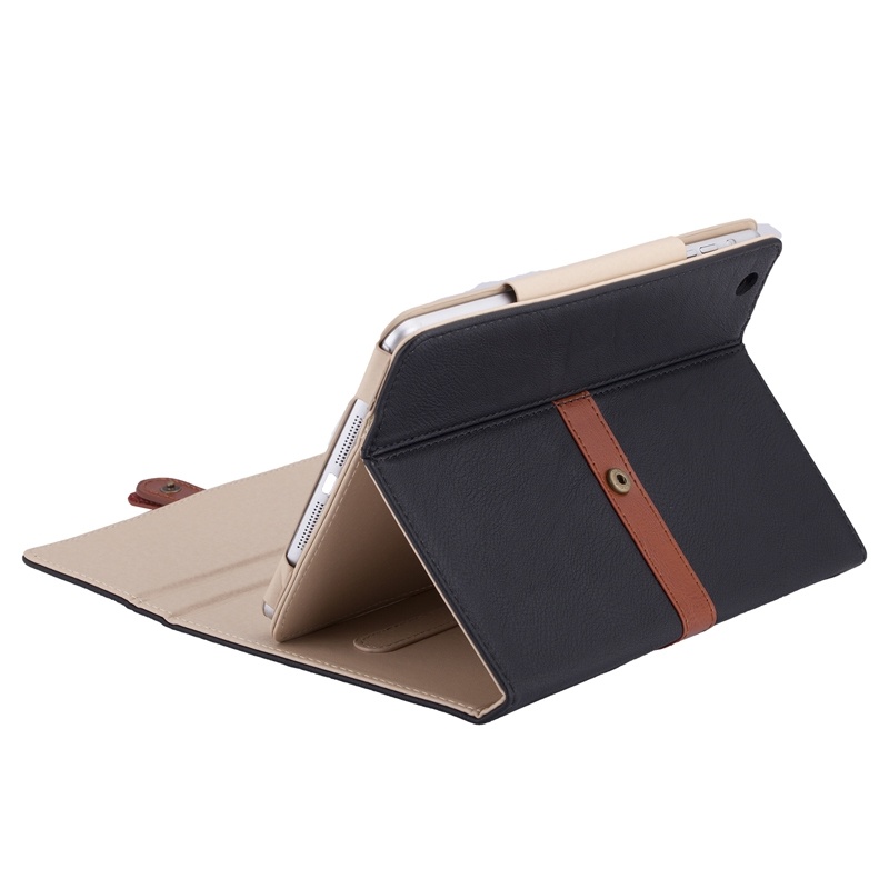 Flipfodral Svart med Spänne för iPad Mini 1/2/3 Business Style