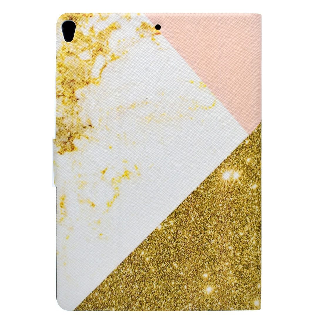 Fodral för iPad Pro 10.5-tum - Marmor glitter rosa, vit & guld