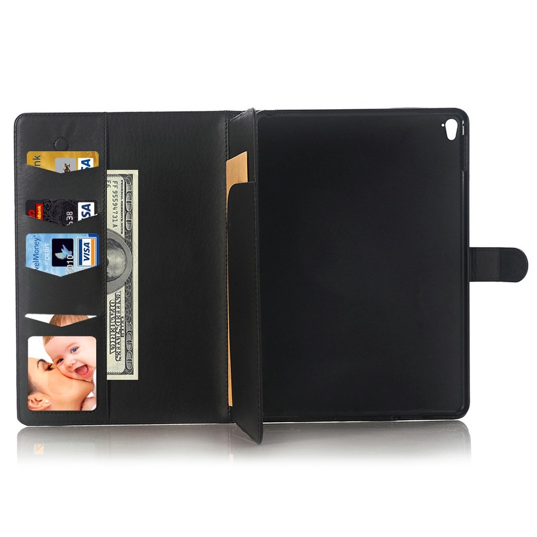Fodral för iPad Pro 9.7-tum med extra fack
