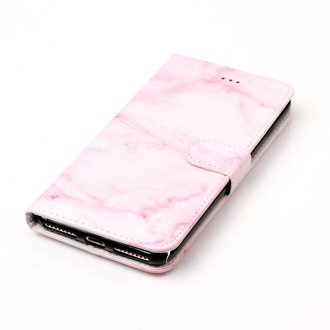 Plånboksfodral för iPhone 8P/7P - Rosa marmor
