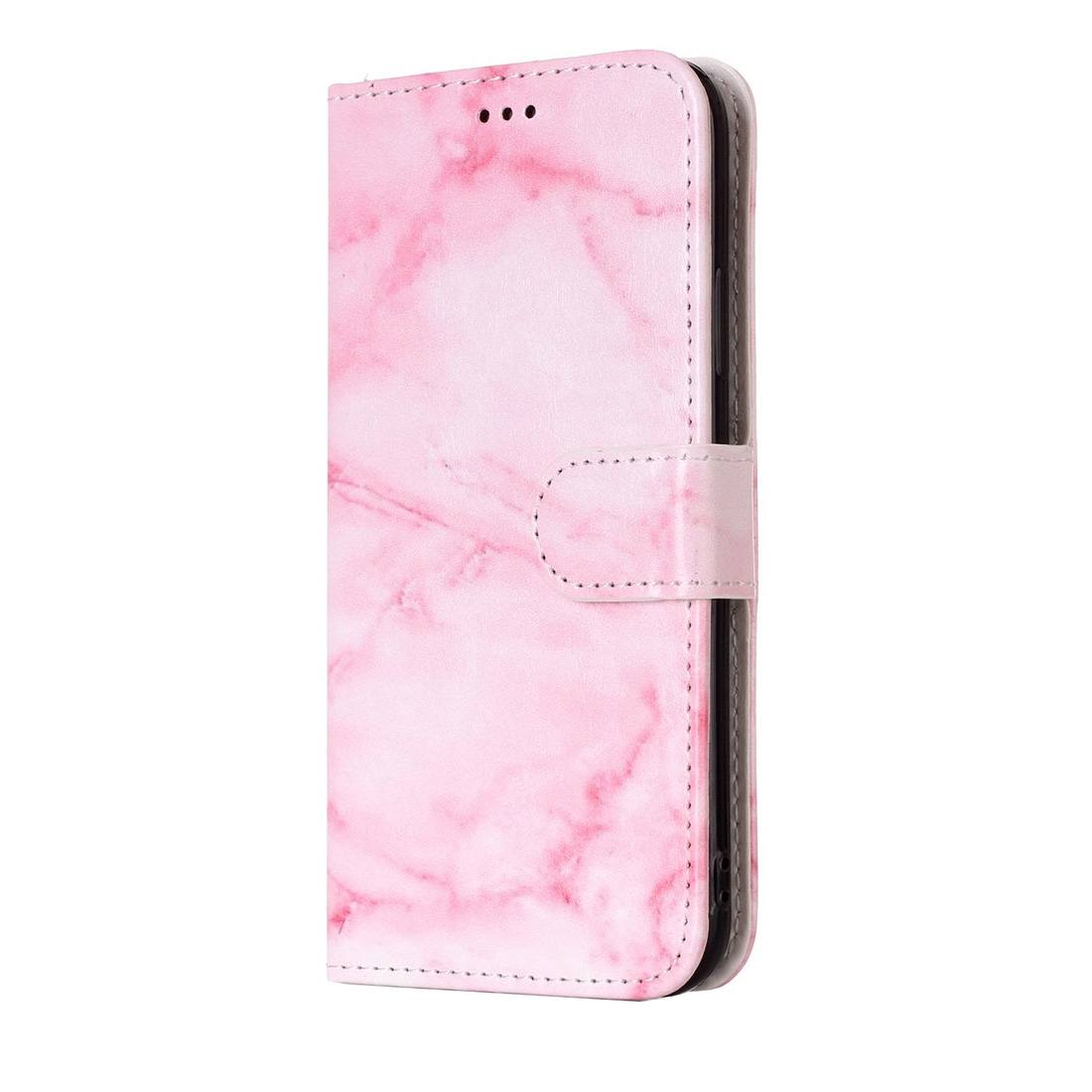 Plånboksfodral för iPhone X - Rosa marmor