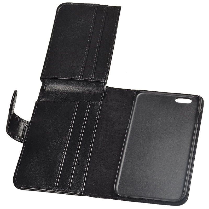  Plnboksfodral fr iPhone 6/6S - Utfllbar svart