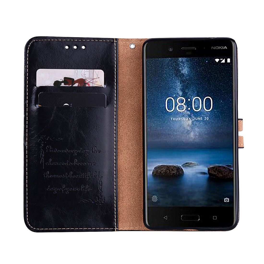Plånboksfodral för Nokia 8