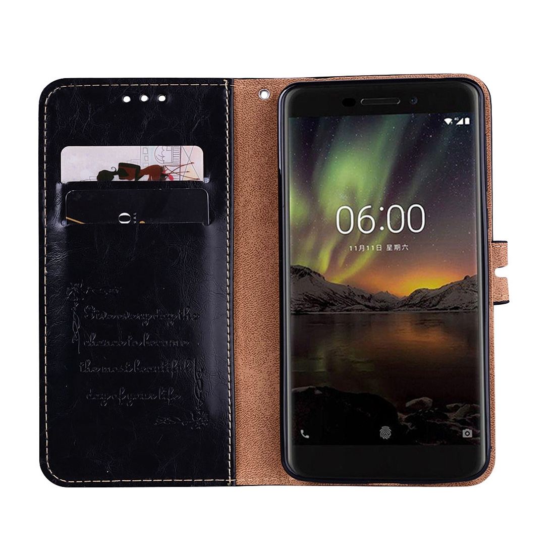 Plånboksfodral för Nokia 6 (2018)