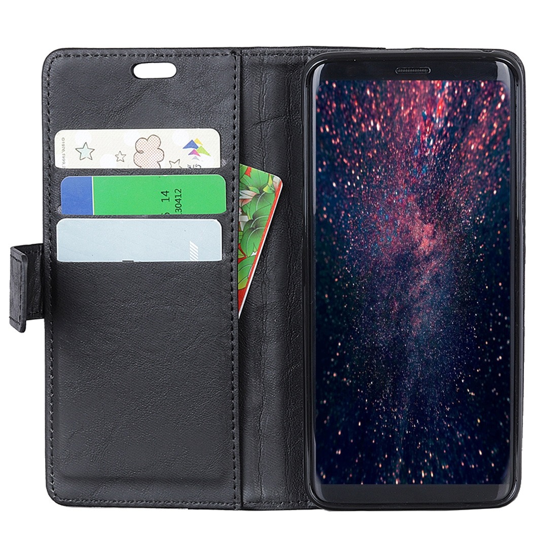 Plånboksfodral för Huawei P20 Pro - Svart marmormönster
