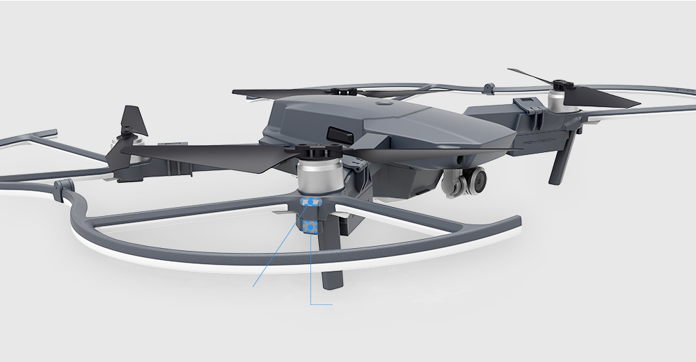 PGYTECH LED Propeller Guards för Mavic Pro