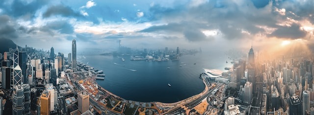 Panoramabild Hong Kong