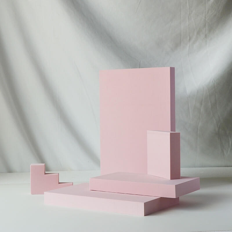  Fotorekvisita 5 i 1 set geometriska figurer rosa