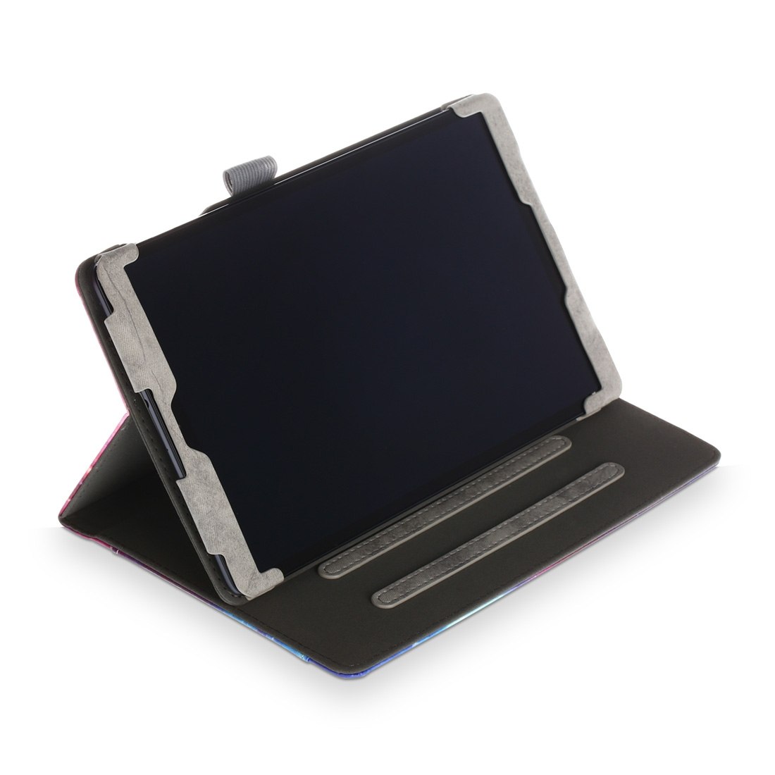 Fodral med sedelfack för Galaxy Tab A 10.1 (2019) - Rymdmönster