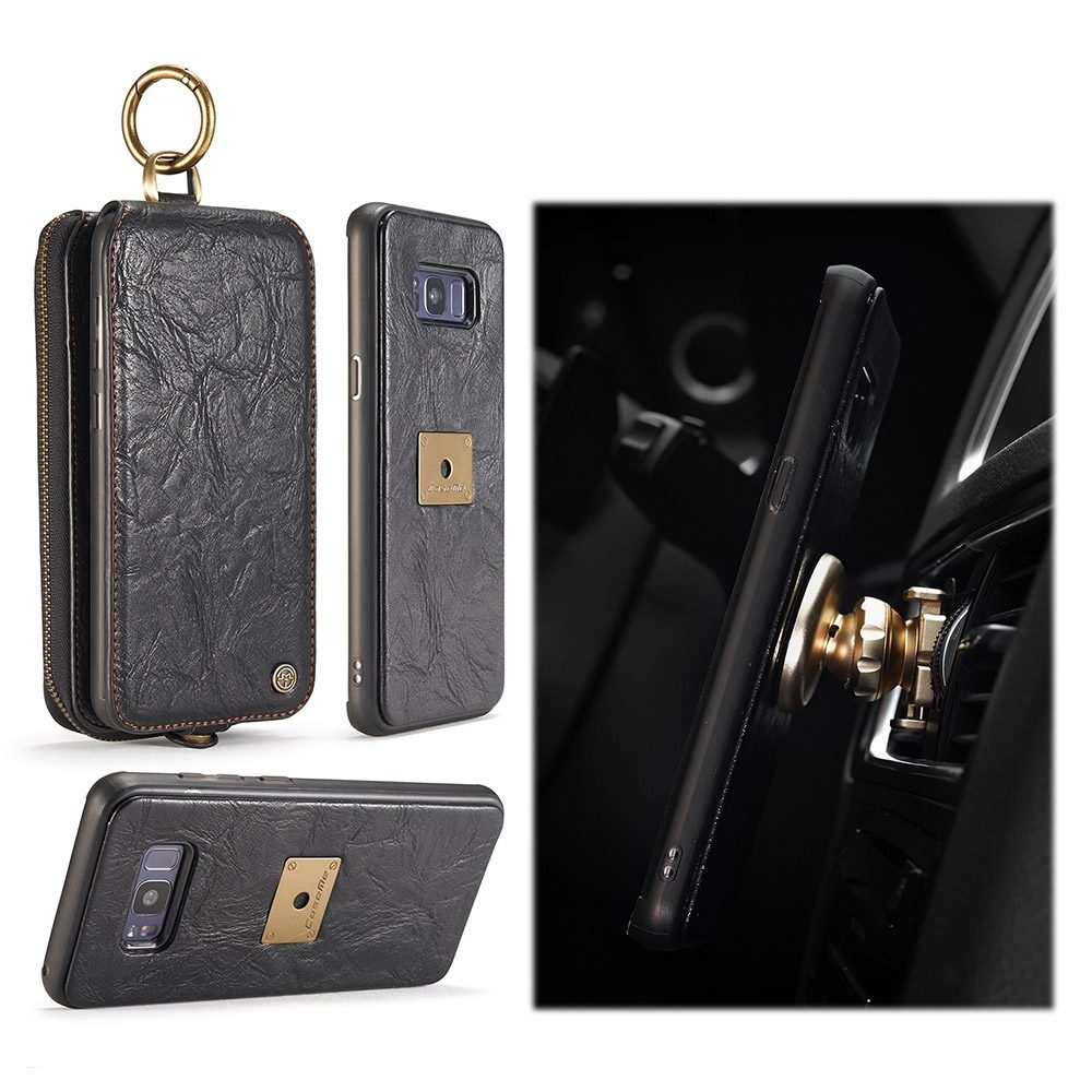 Flipfodral, plånbok & magnetskal för Galaxy S8 Plus (G955) (3i1) - CaseMe