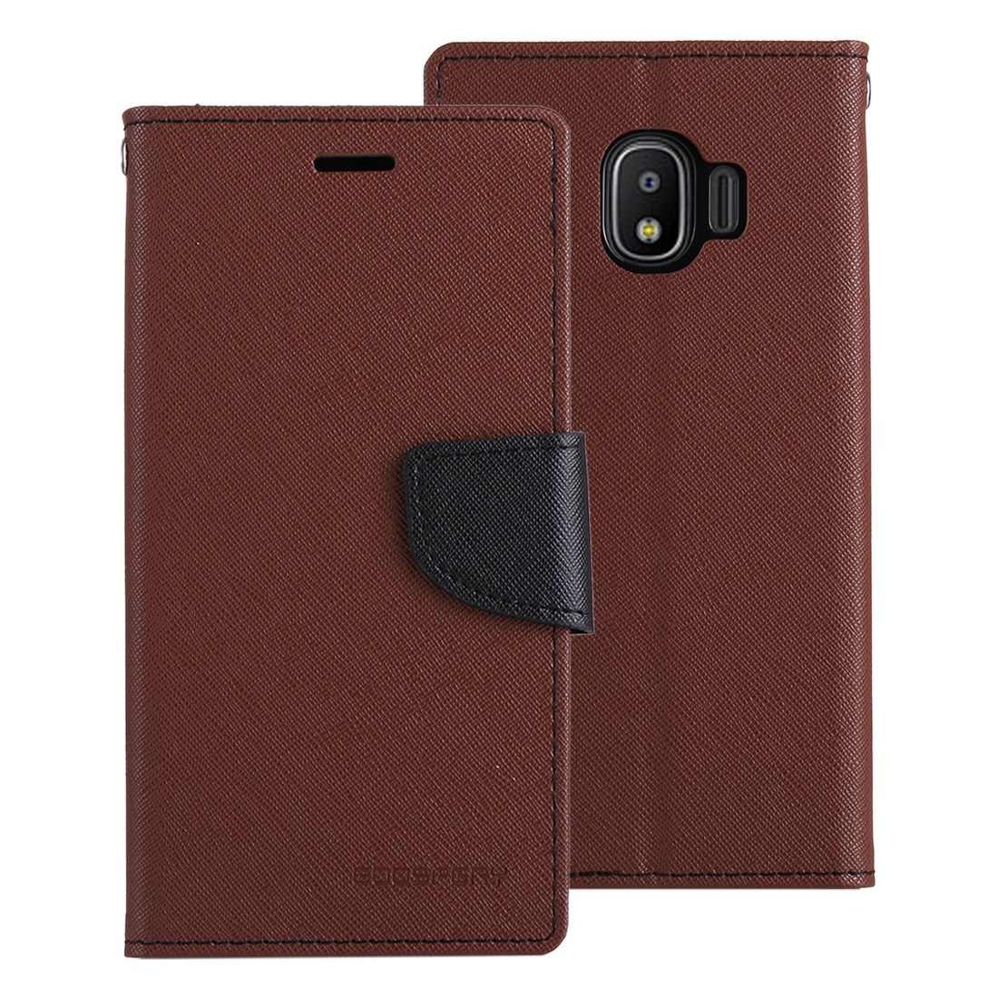 GOOSPERY För Galaxy J2 Pro (2018) - Flipfodral med kortplatser av PU-läder