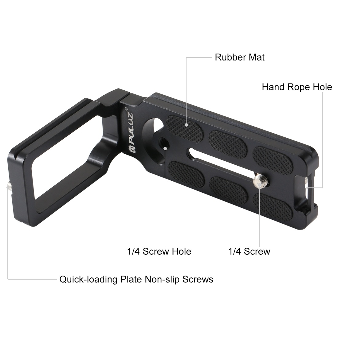 PULUZ L-Bracket 1/4 tums skruvgänga