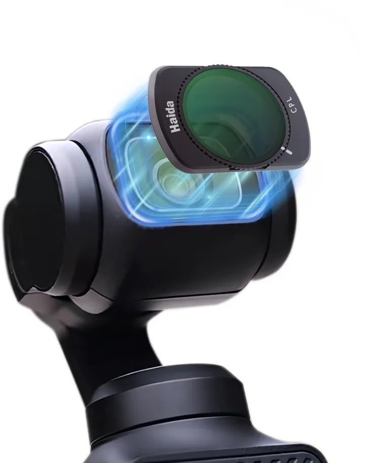  Haida NanoPro magnetiskt filterkit för DJI Osmo Pocket 3 & 4 (3-pack) från Kamda – snabb leverans och trygg e-handel