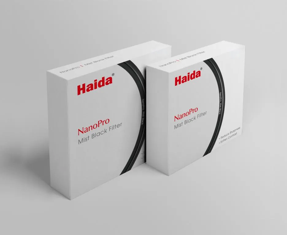  Haida NanoPro Mist Black 1/4 Filter – Filmisk känsla & mjukare ljus från Kamda – snabb leverans och trygg e-handel