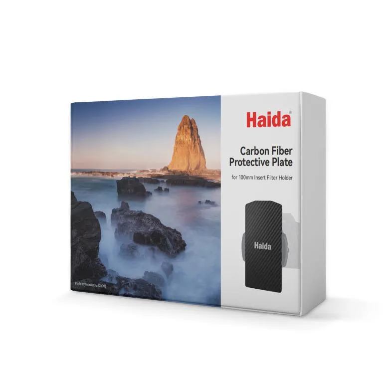  Haida skyddsplatta i kolfiber för 100 mm filterhållare från Kamda – snabb leverans och trygg e-handel
