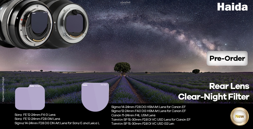  Haida Clear-Night Filter för Sony FE 12-24mm F4 G