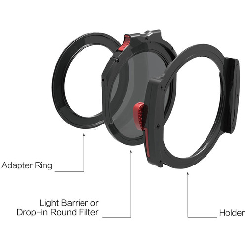  Haida M10-II Filterhllarekit med CPL Drop-In & adapterring fr 100mm filter