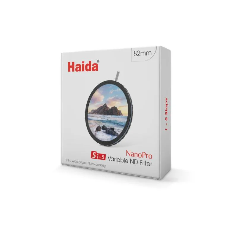 Haida NanoPro Justerbart ND-filter ND2-ND32 1-5 Stopp