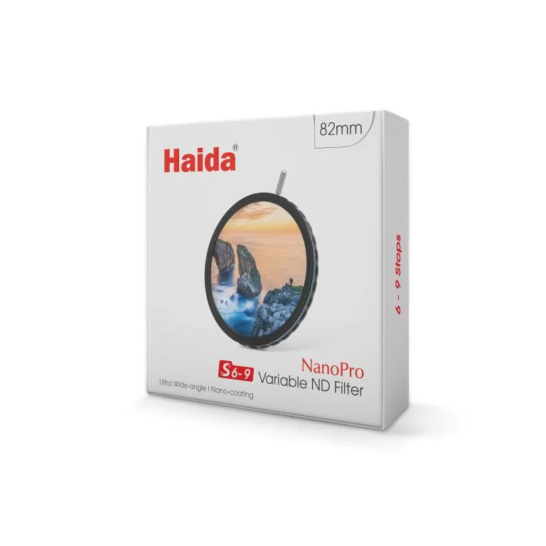  Haida NanoPro Justerbart ND-filter ND64-ND512 6-9 Stopp