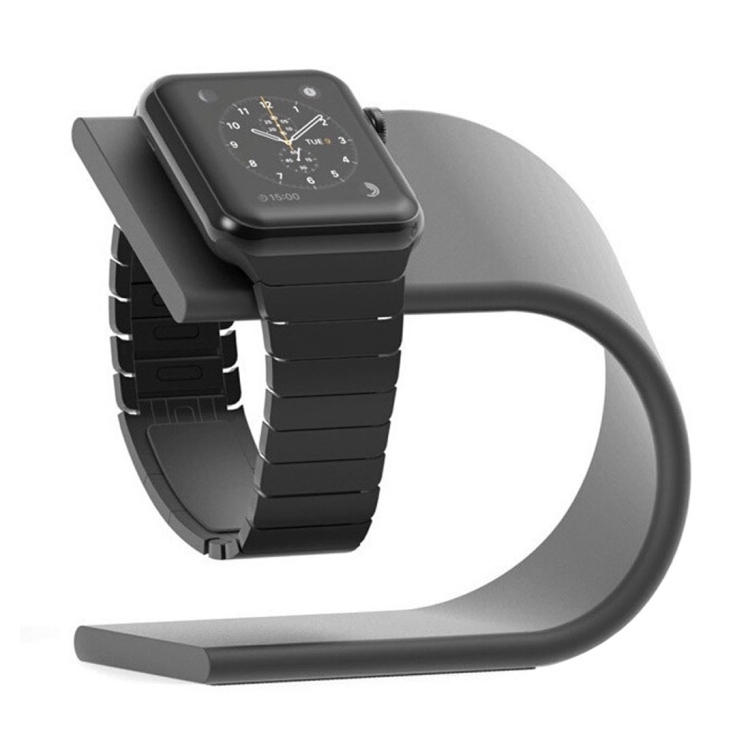  Hållare mörkgrå för Apple Watch 38/42mm av aluminium från Kamda – snabb leverans och trygg e-handel