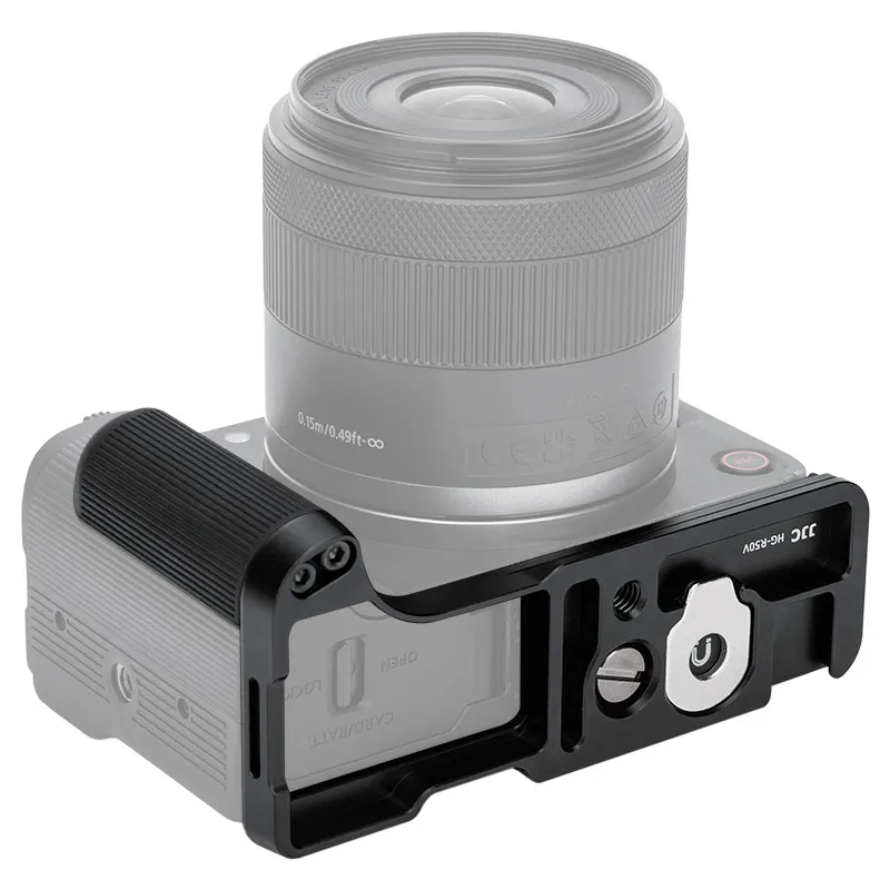 JJC handgrepp för Canon EOS R50 V med fack för AirTag