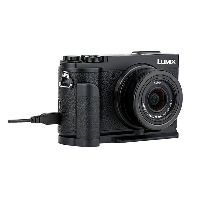  JJC L-Bracket med handgrepp fr Panasonic Lumix GX9/GX7 Mark III