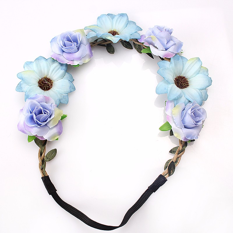  Hårband - Blandade blommor
