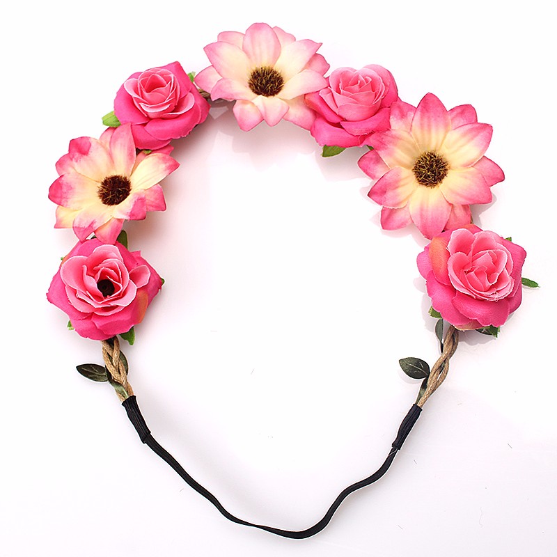  Hårband - Blandade blommor