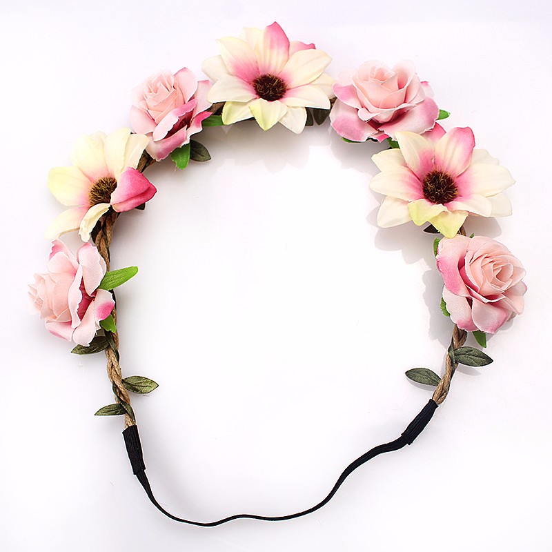  Hårband - Blandade blommor