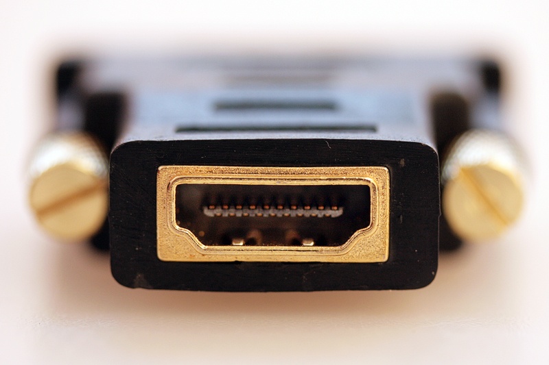  DVI-I hane - HDMI hona adapter