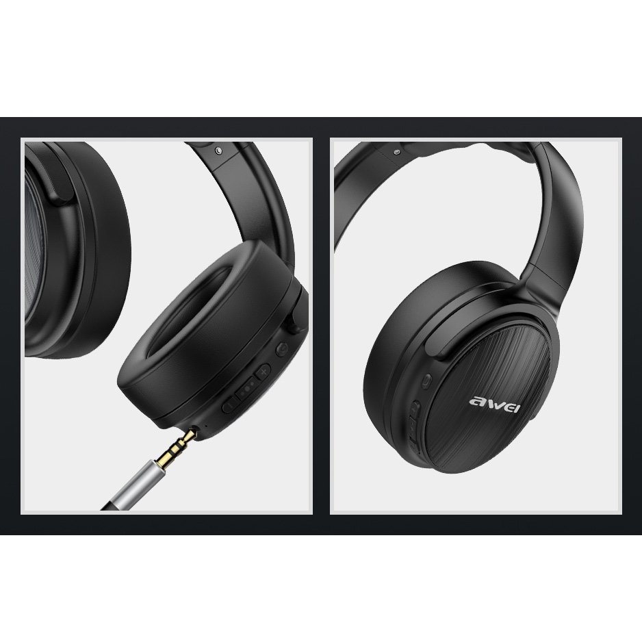 Awei A780BL Trådlösa stereo hörlurar inbyggd mikrofon