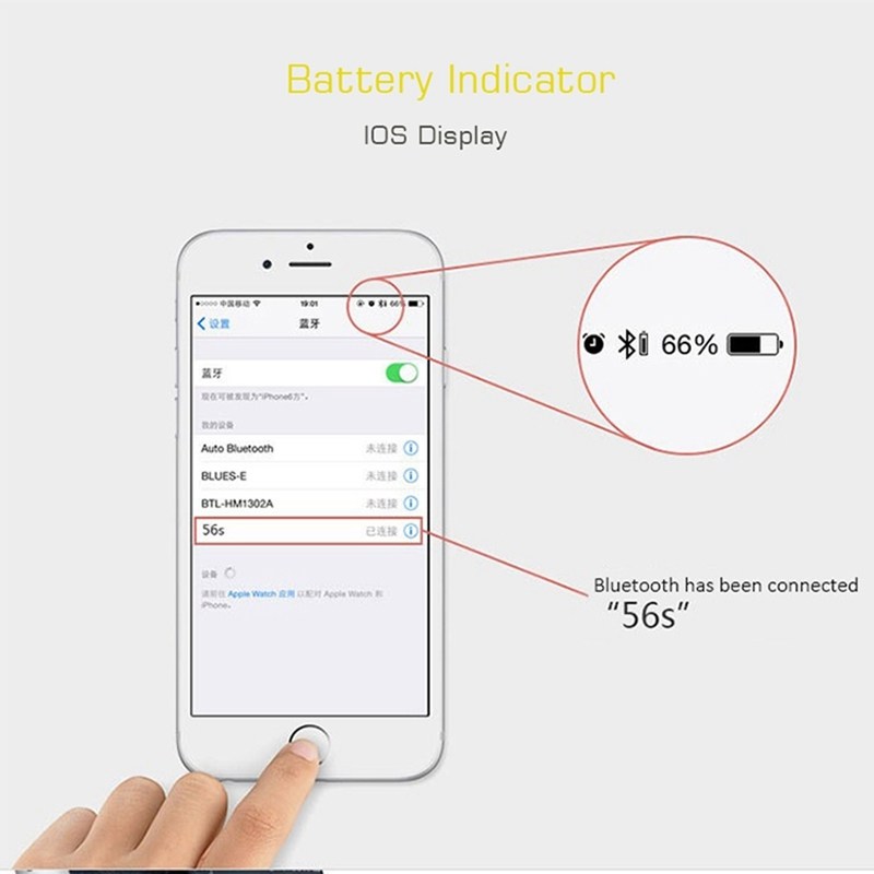 Bluetooth Hörlurar med mikrofon V4.1 + EDR